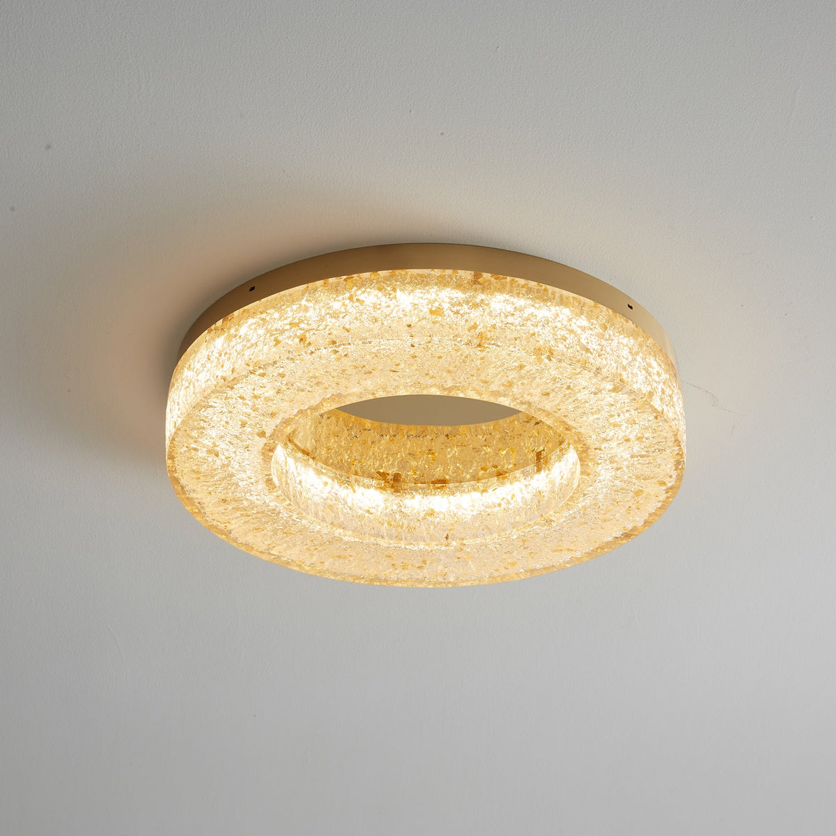 Ice Crack Circle Ceiling Lamp