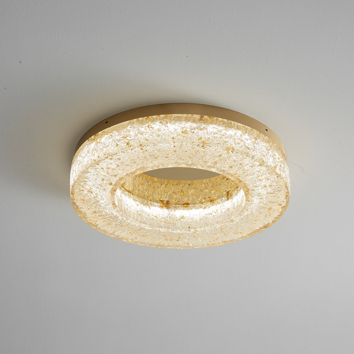 Ice Crack Circle Ceiling Lamp