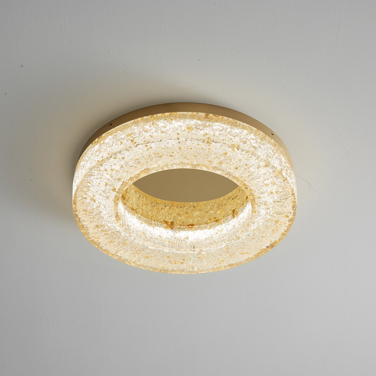 Ice Crack Circle Ceiling Lamp
