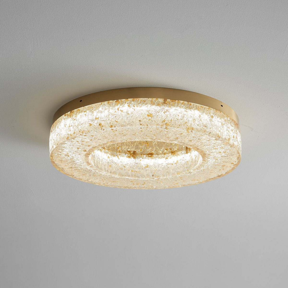 Ice Crack Circle Ceiling Lamp