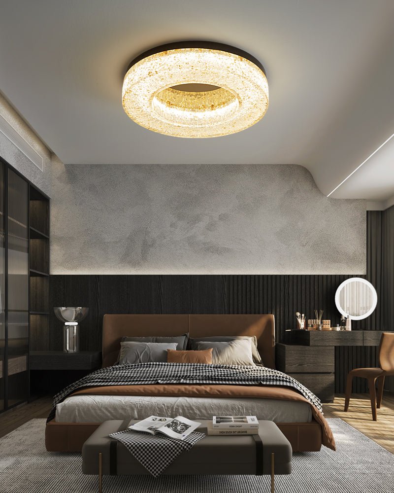 Ice Crack Circle Ceiling Lamp