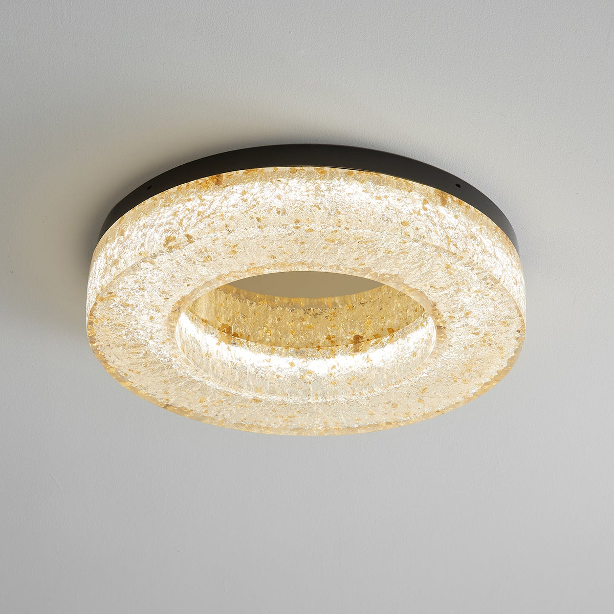 Ice Crack Circle Ceiling Lamp
