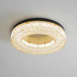 Ice Crack Circle Ceiling Lamp
