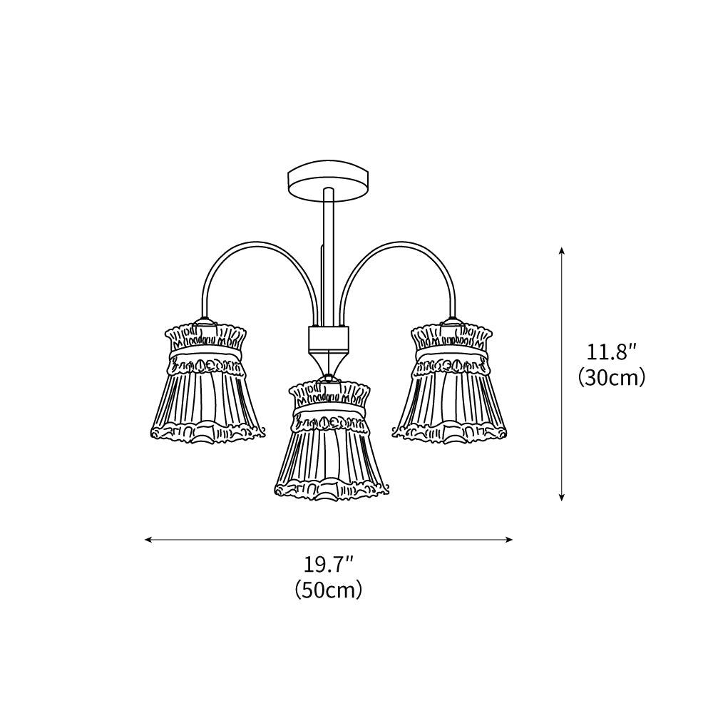 Ice Cream Crystal Chandelier