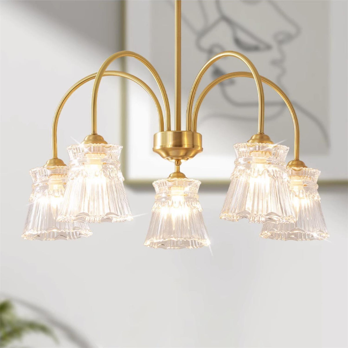 Ice Cream Crystal Chandelier