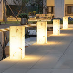 Imitation Marble Cube Outdoor Light