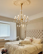 Imperial Pearl Crystal Chandelier