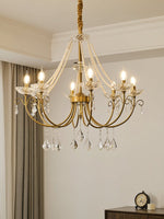Imperial Pearl Crystal Chandelier
