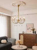 Imperial Pearl Crystal Chandelier