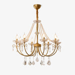 Imperial Pearl Crystal Chandelier