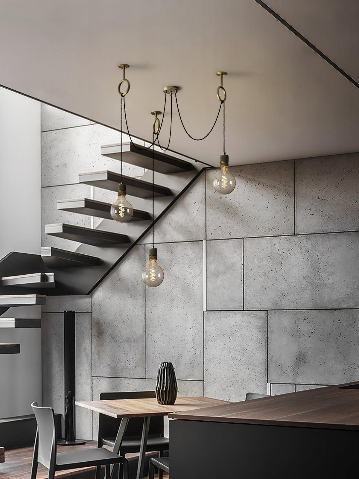 Industrial Spider Chandelier