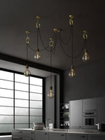 Industrial Spider Chandelier