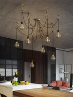 Industrial Spider Chandelier