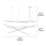 Intersection Chandelier 74.8"