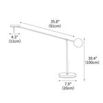 Invisible Led C4 Table Lamp 35.8″