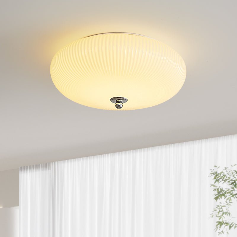 Ivory Ripple Ceiling Light