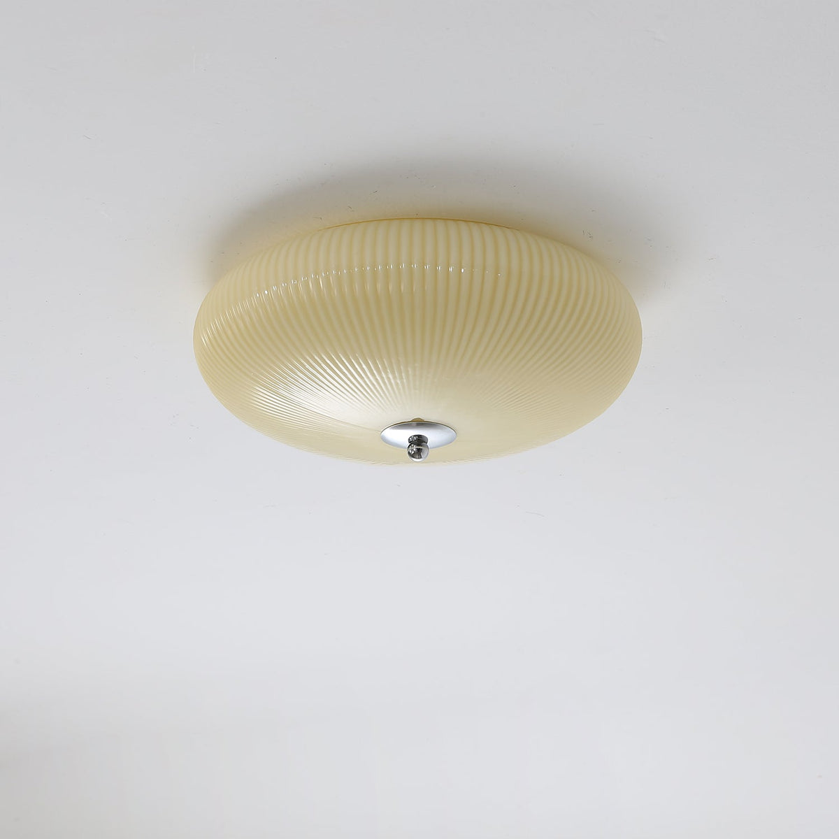 Ivory Ripple Ceiling Light