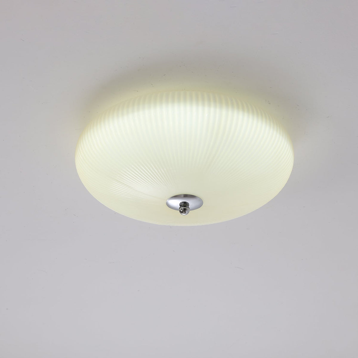 Ivory Ripple Ceiling Light