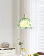 Ivy Leaf Pendant Lamp 11"