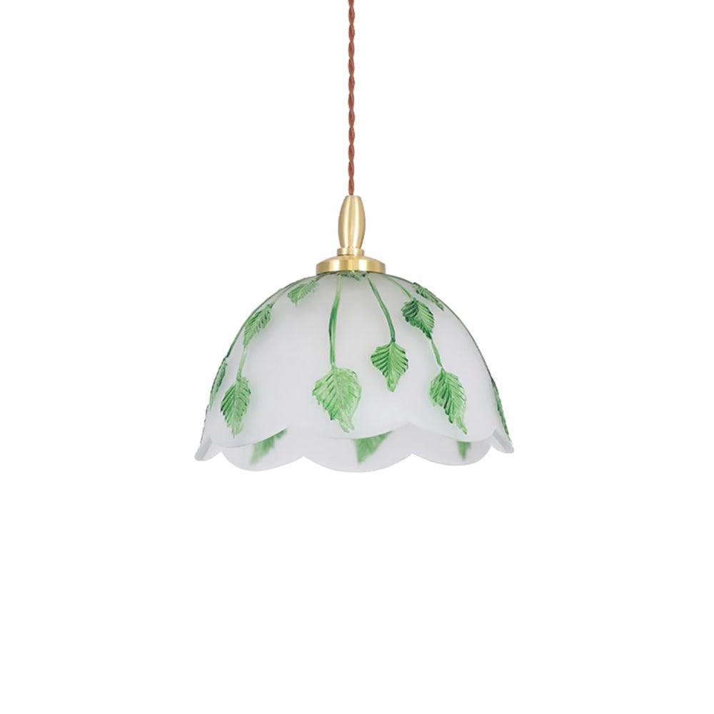 Ivy Leaf Pendant Lamp 11"