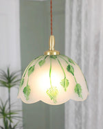 Ivy Leaf Pendant Lamp 11"