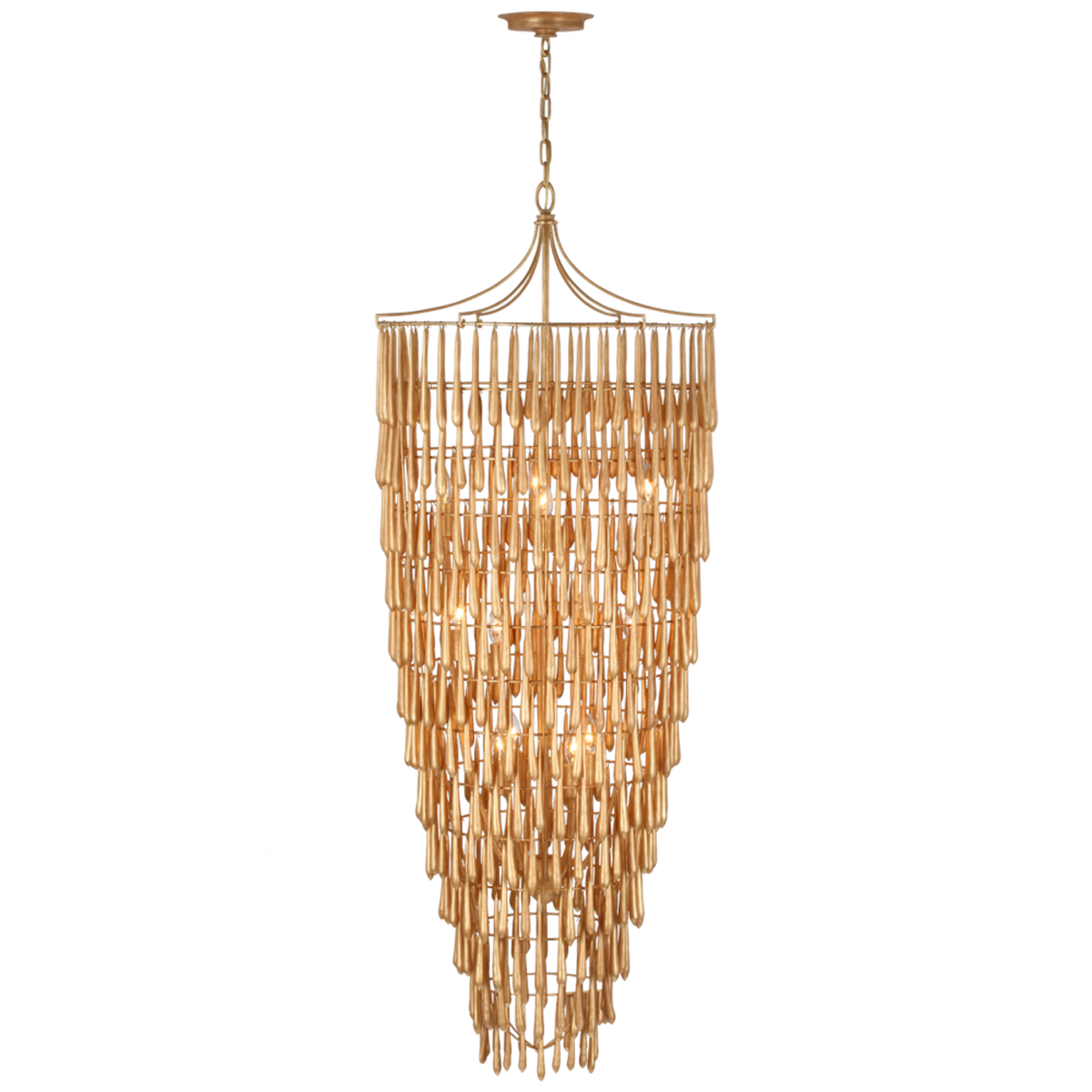 Vacarro Tall Cascading Chandelier