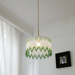 Jade Blossom Pendant Light