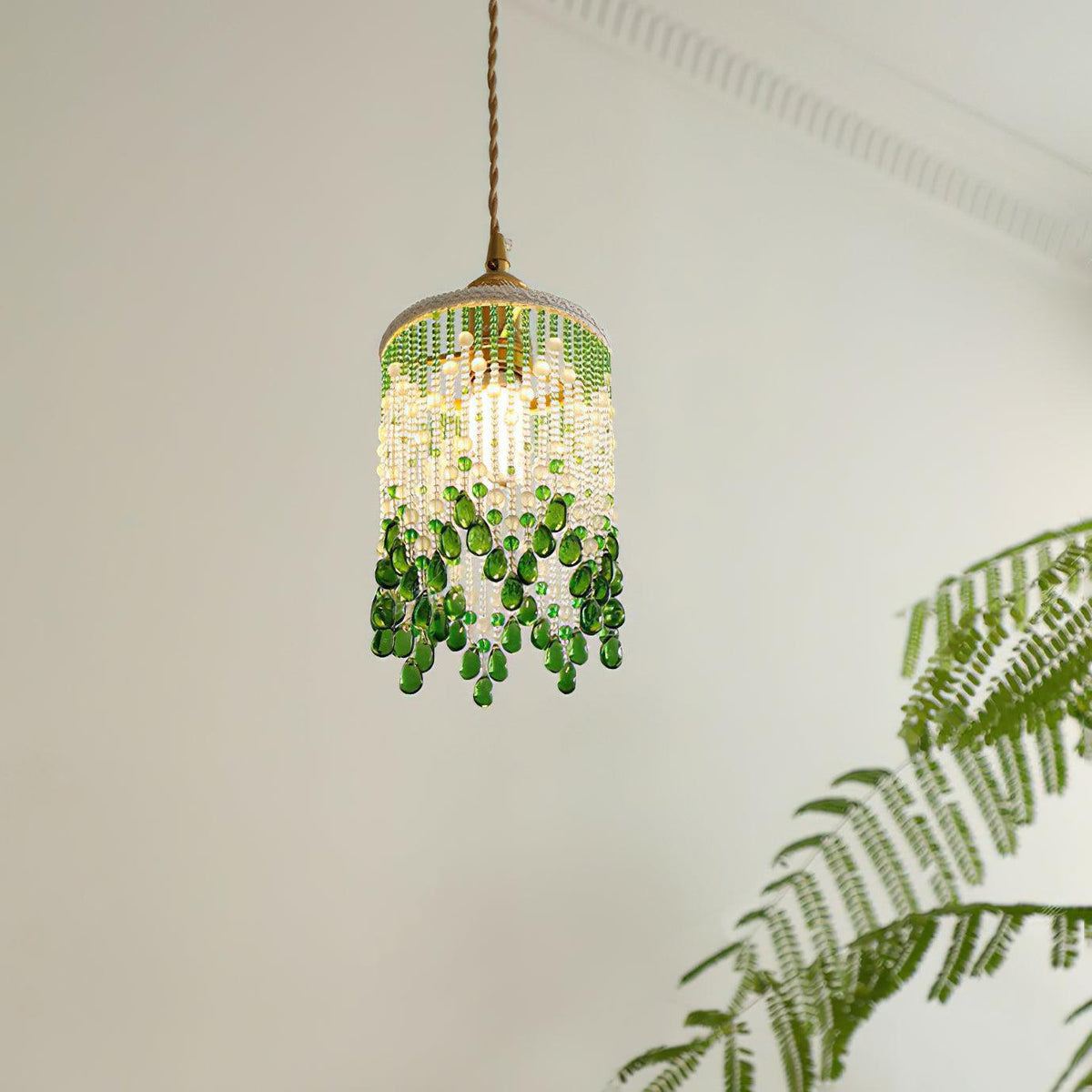 Jade Blossom Pendant Light