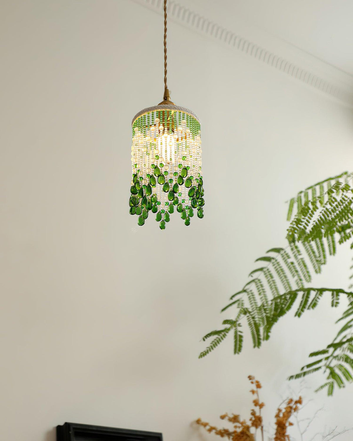 Jade Blossom Pendant Light
