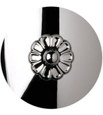 Jasmine Chandelier, 6-Light, Silver, Clear Optic Crystal, 22.5"W (9676-40CL XUKJF)