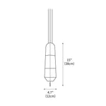 Joanna Glass Pendant Light 4.7"