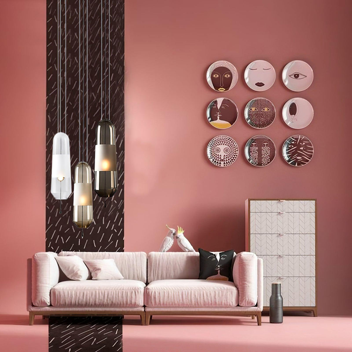 Joanna Glass Pendant Light 4.7"