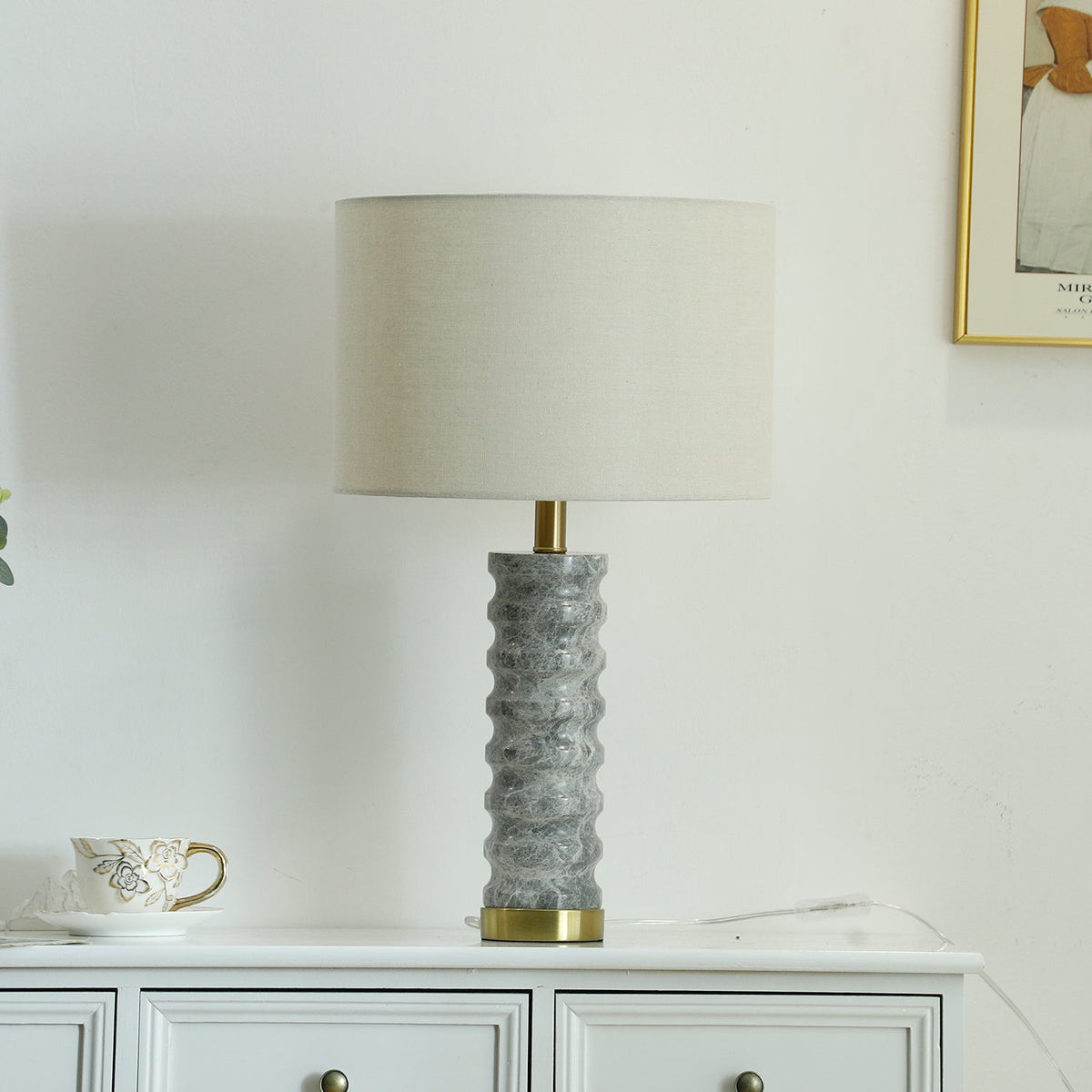 Julienne Marble Table Lamp