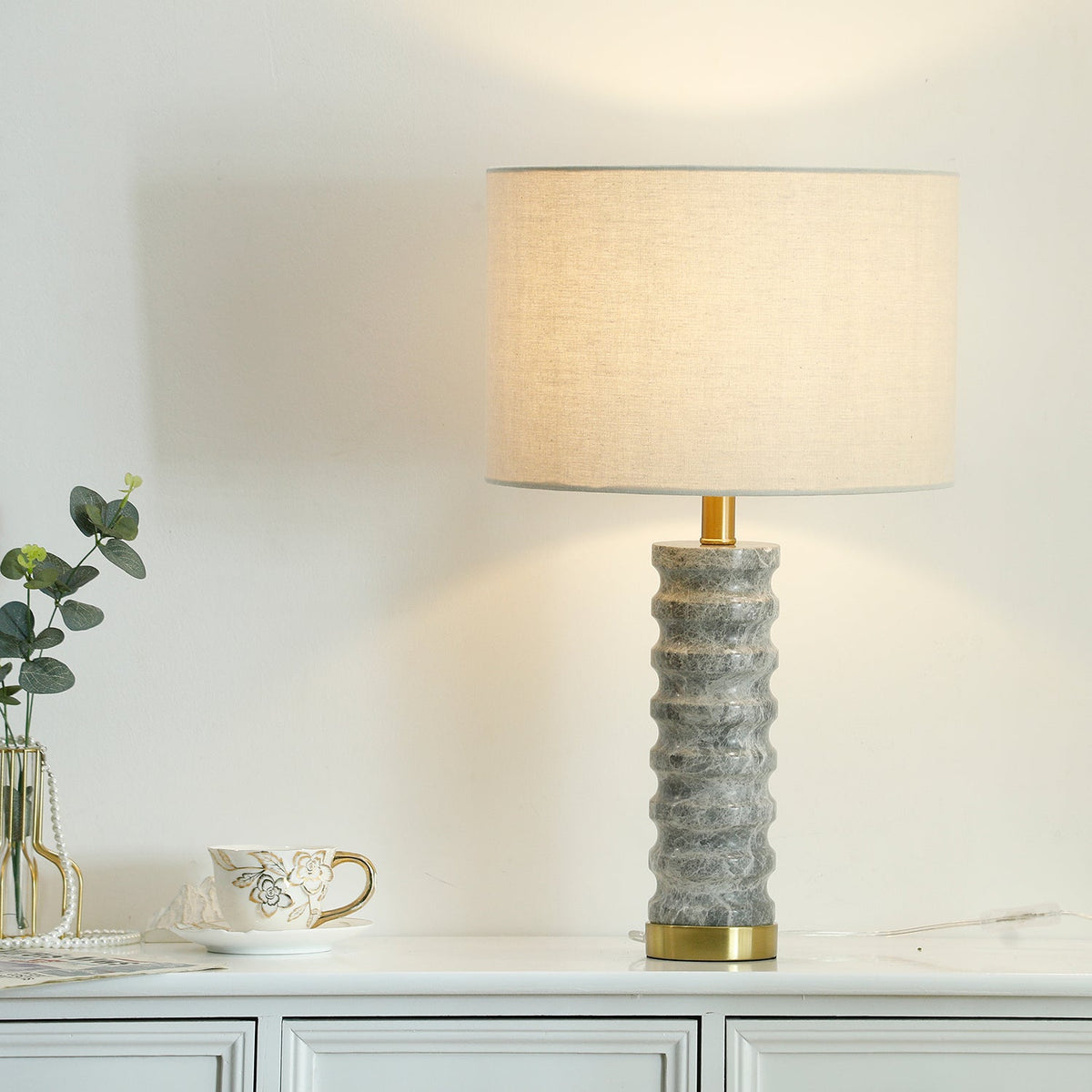 Julienne Marble Table Lamp