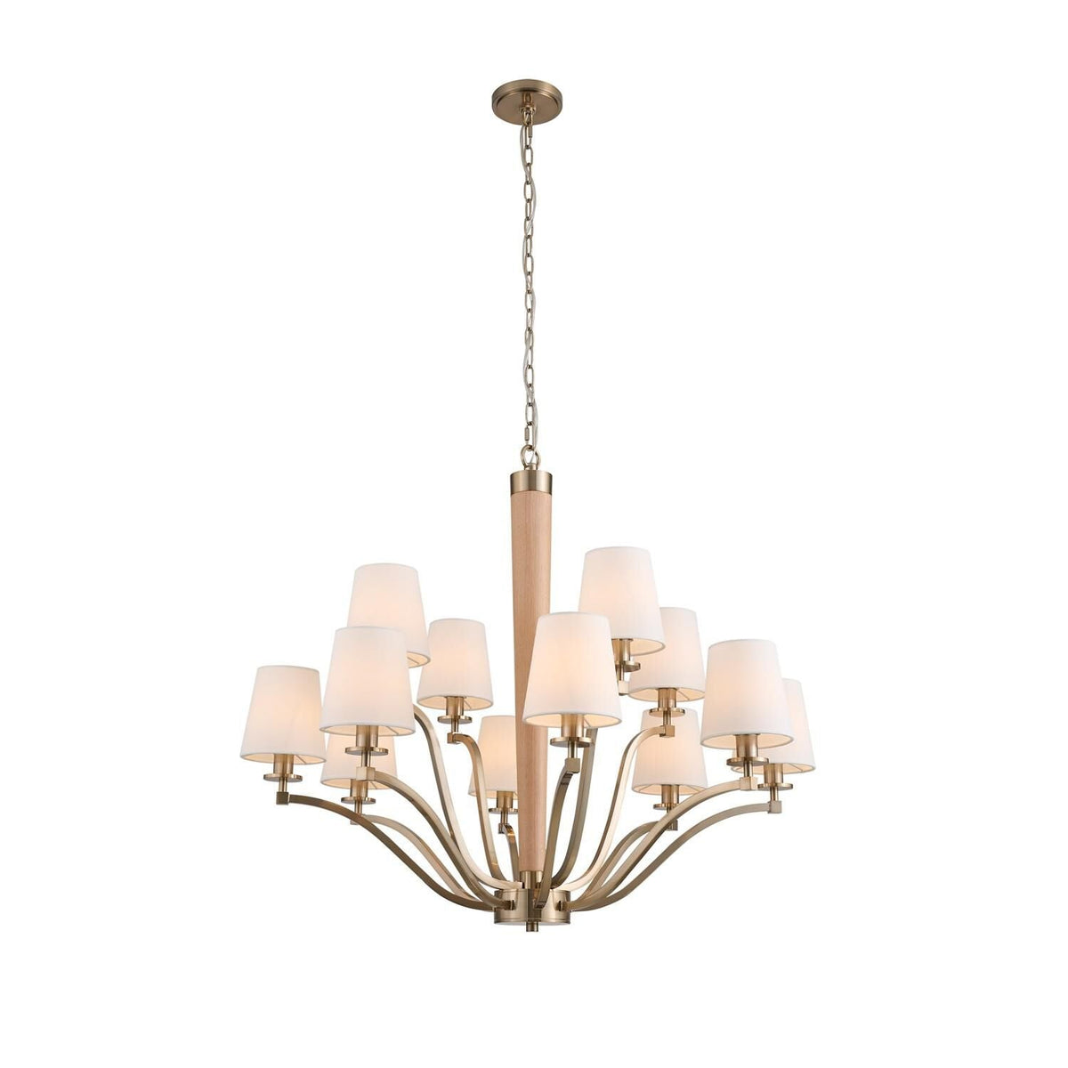 Kalco Lighting Curva 12 Light Chandelier Cp786928