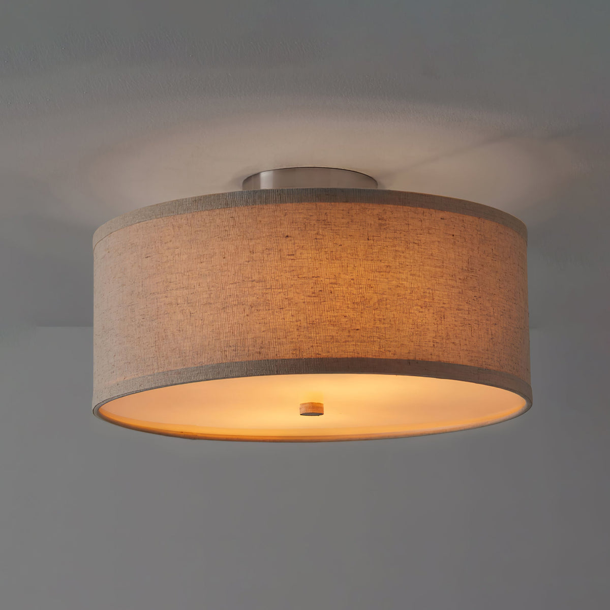 Kasha Linen Ceiling Light