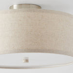Kasha Linen Ceiling Light