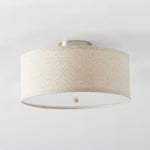 Kasha Linen Ceiling Light