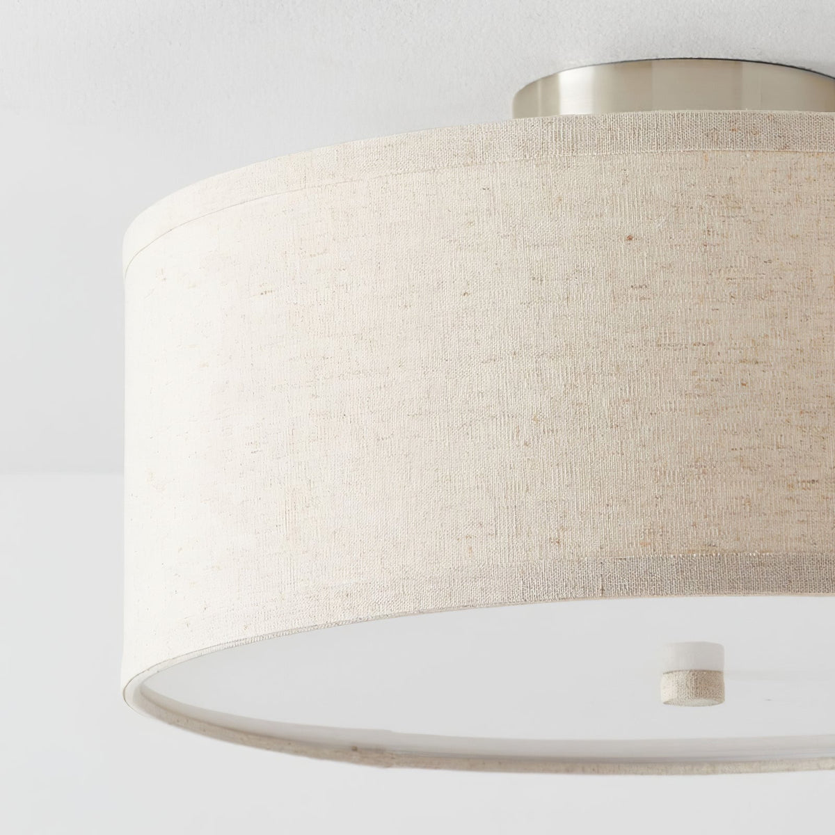 Kasha Linen Ceiling Light