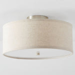 Kasha Linen Ceiling Light