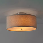 Kasha Linen Ceiling Light