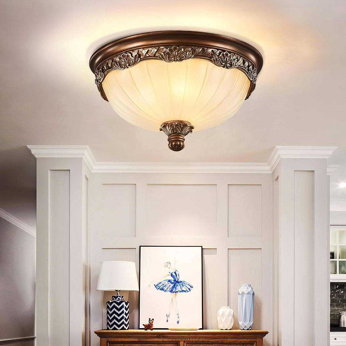Kelham Flush Ceiling Lamp