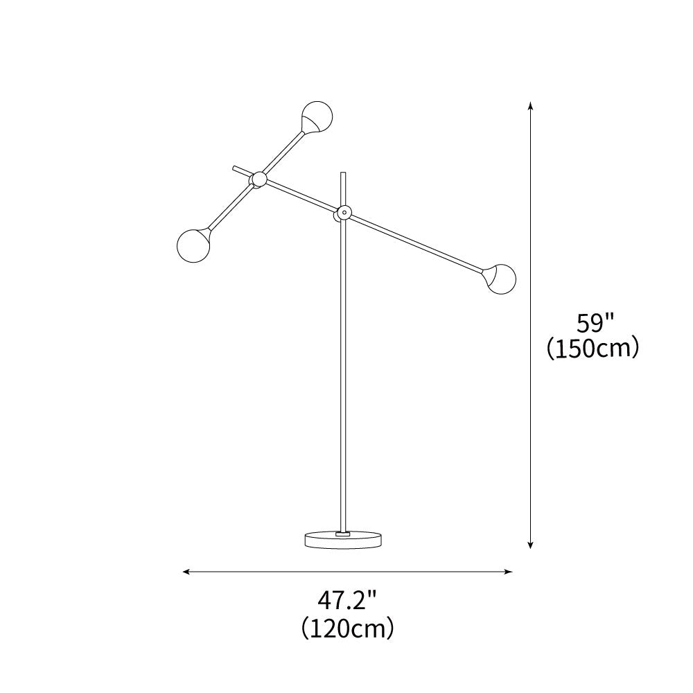 Kemi Floor Lamp 47.2"