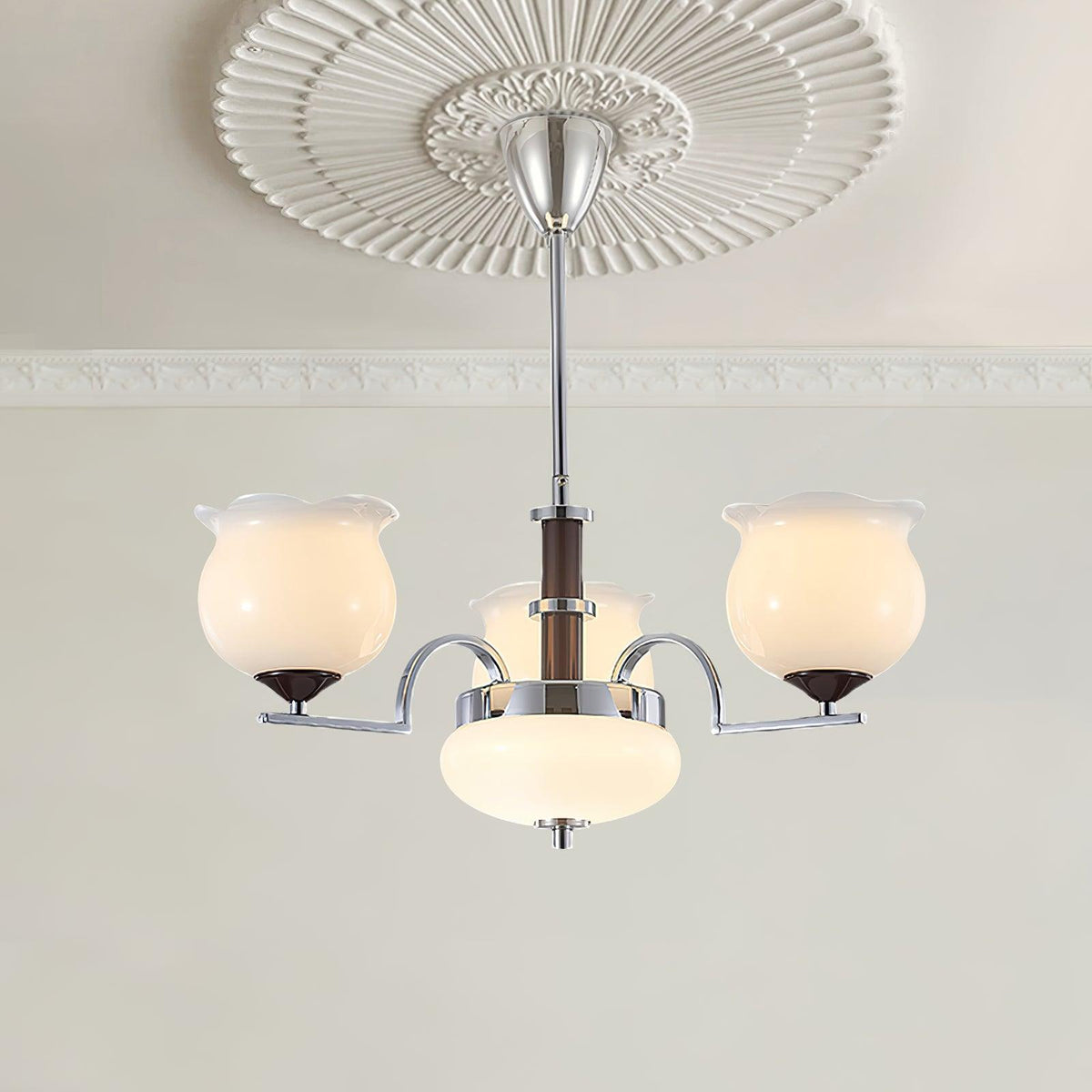 Keston Polished Chrome Chandelier