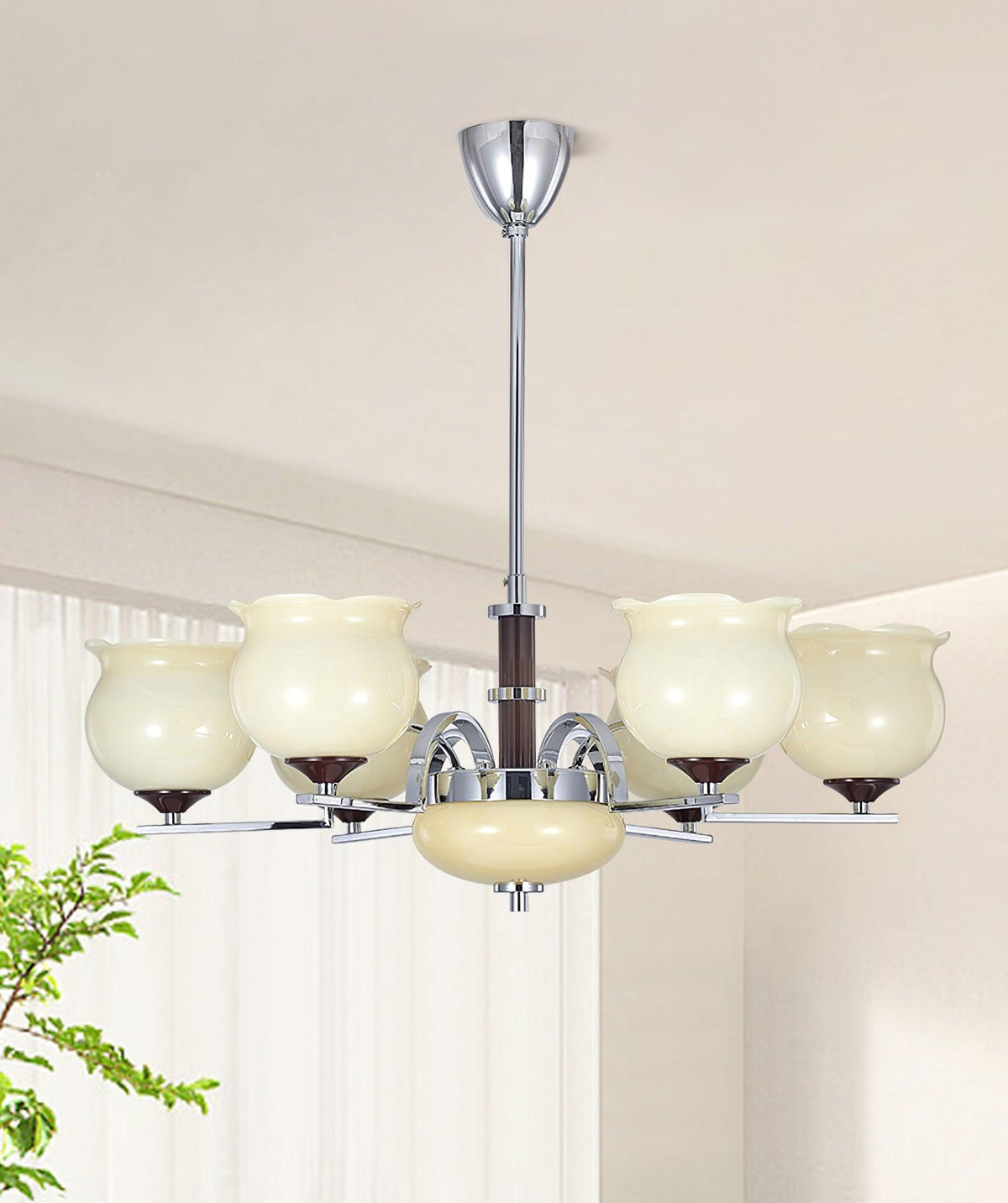 Keston Polished Chrome Chandelier