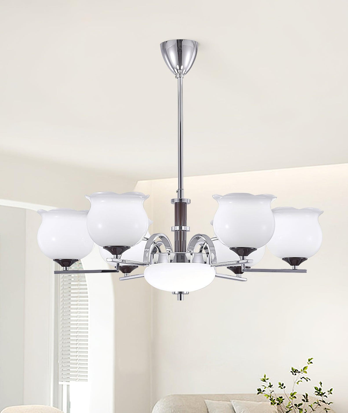 Keston Polished Chrome Chandelier