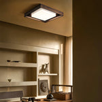 Kurin Wood Frame Ceiling Light