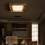 Kurin Wood Frame Ceiling Light
