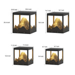 Outdoor Solar Waterproof Mountain Landscape Decorative Lighting Column Light