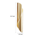 Nordic Unique Arc Background Wall Bedside Industrial Style Wall Lamp